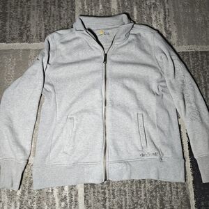 Carhartt Light Gray Zip-Up Jacket